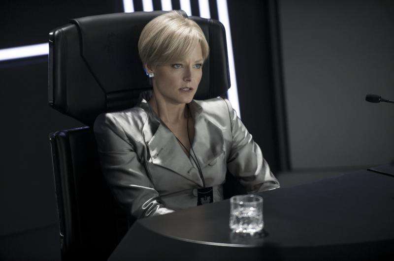 Jody Foster plays her political opposite as the brutal secretary of defense in Elysium. Jody Foster plays her political opposite as the brutal secretary of defense in Elysium.
