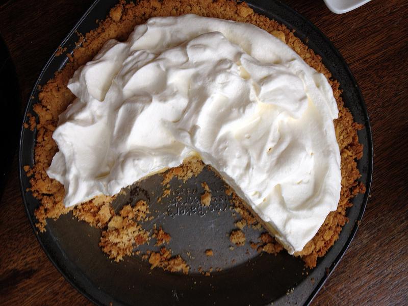 Bill Smith's Atlantic Beach Pie is based on a recipe for lemon pie, a staple of the North Carolina coast. Bill Smith's Atlantic Beach Pie is based on a recipe for lemon pie, a staple of the North Carolina coast.