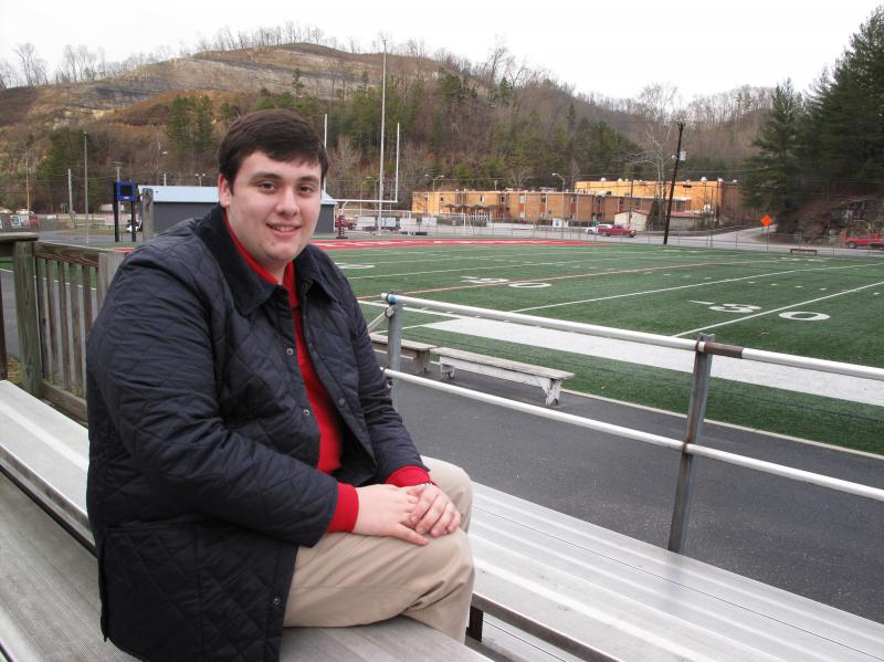 Colby Kirk of Inez, Ky., is a junior at the University of Kentucky, studying to be a financial analyst. He says there aren't many opportunities for college grads in his hometown. Colby Kirk of Inez, Ky., is a junior at the University of Kentucky, studying to be a financial analyst. He says there aren't many opportunities for college grads in his hometown.