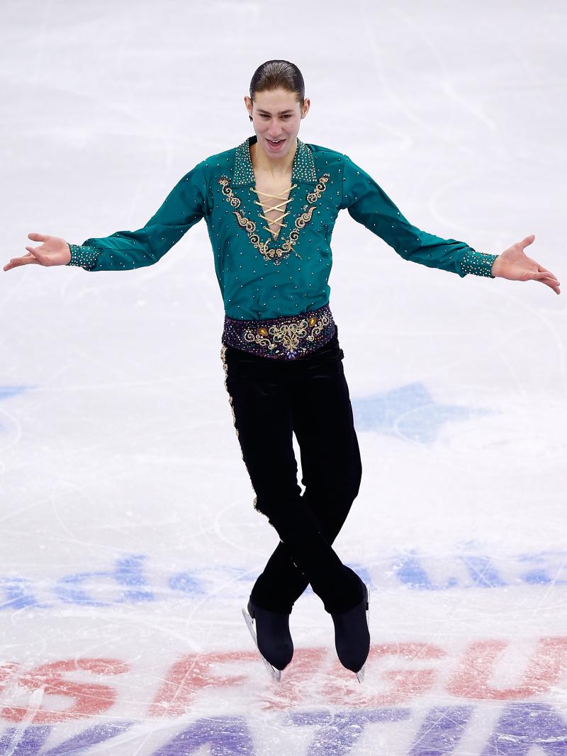 Jason Brown skates during this year's U.S. Figure Skating Championships at TD Garden in Boston. After his free skate was watched more than 3 million times on YouTube, he said, "I don't know how it happened. ... I'm so shocked, beyond shocked. It's so surr Jason Brown skates during this year's U.S. Figure Skating Championships at TD Garden in Boston. After his free skate was watched more than 3 million times on YouTube, he said, "I don't know how it happened. ... I'm so shocked, beyond shocked. It's so surr