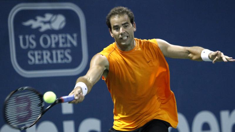 Pete Sampras returns a forehand against Russia's Marat Safin during an exhibition tennis match at the L.A. Tennis Open tournament in 2009. The tournament, which has been around for decades, is now relocating to Colombia as America's dominance in the sport Pete Sampras returns a forehand against Russia's Marat Safin during an exhibition tennis match at the L.A. Tennis Open tournament in 2009. The tournament, which has been around for decades, is now relocating to Colombia as America's dominance in the sport