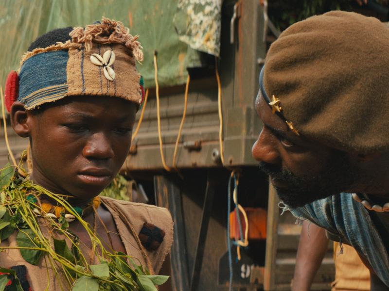 Idris Elba and Abraham Attah in the Netflix original film Beasts of No Nation. Idris Elba and Abraham Attah in the Netflix original film Beasts of No Nation.