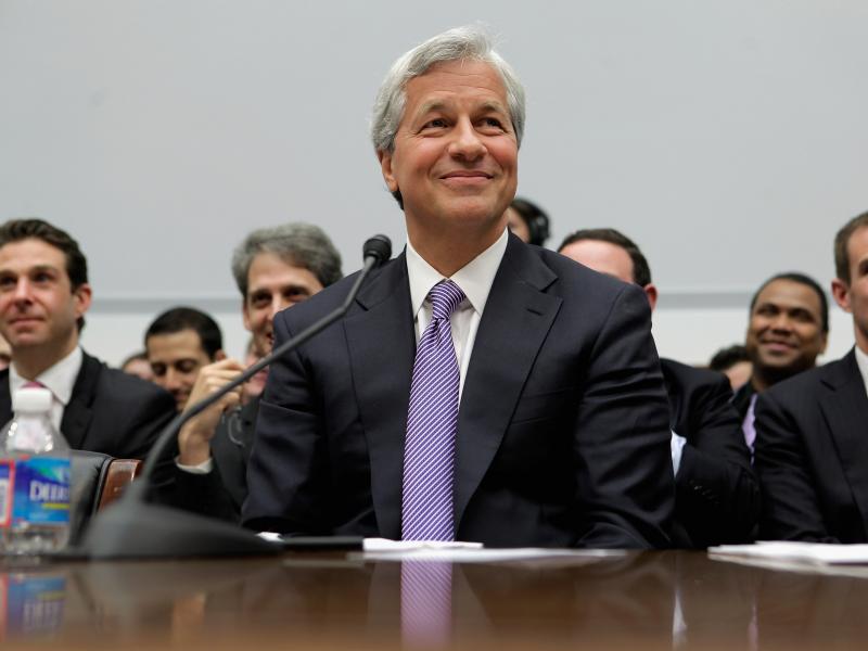 JPMorgan Chase CEO Jamie Dimon testifies before the House Financial Services Committee on June 19, 2012 in Washington, D.C. JPMorgan Chase CEO Jamie Dimon testifies before the House Financial Services Committee on June 19, 2012 in Washington, D.C.