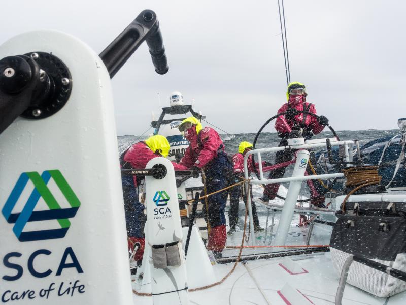 Leg 5 from New Zealand to Itajai, Brazil aboard aboard Team SCA in March. Leg 5 from New Zealand to Itajai, Brazil aboard aboard Team SCA in March.