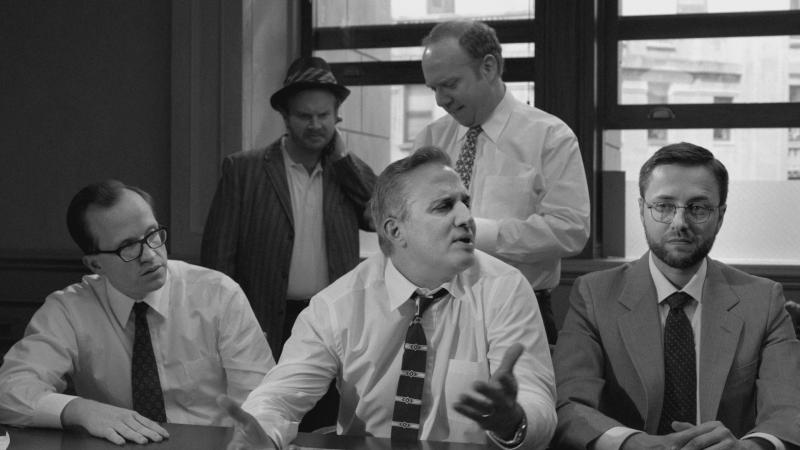 Front row (from left): Chris Gethard, Nick DiPaolo, Vincent Kartheiser. Back row (from left): Henry Zebrowski, Paul Giamatti. Front row (from left): Chris Gethard, Nick DiPaolo, Vincent Kartheiser. Back row (from left): Henry Zebrowski, Paul Giamatti.