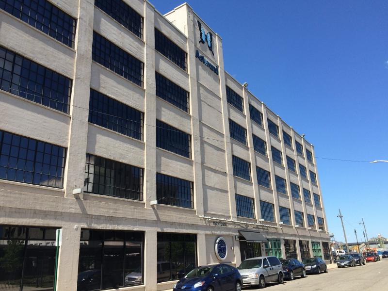 TechTown Detroit is located in an old General Motors factory built in 1927. About 40 small businesses work out of the building. TechTown Detroit is located in an old General Motors factory built in 1927. About 40 small businesses work out of the building.