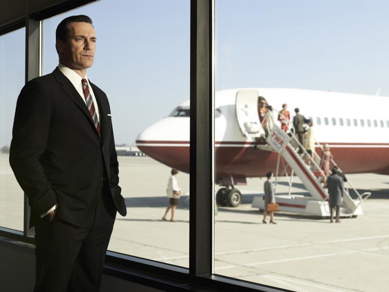 Don Draper (Jon Hamm) has a lot on his mind as the new season of Mad Men gets underway. Don Draper (Jon Hamm) has a lot on his mind as the new season of Mad Men gets underway.