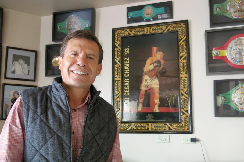 Julio Cesar Chavez at his home in Tijuana, Mexico. Julio Cesar Chavez at his home in Tijuana, Mexico.