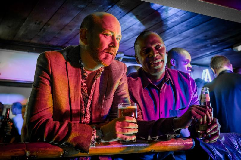 The new show from England, Cucumber, stars Vincent Franklin (left) as Henry and Cyril Nri as Lance. It premieres on Logo TV on April 13. The new show from England, Cucumber, stars Vincent Franklin (left) as Henry and Cyril Nri as Lance. It premieres on Logo TV on April 13.