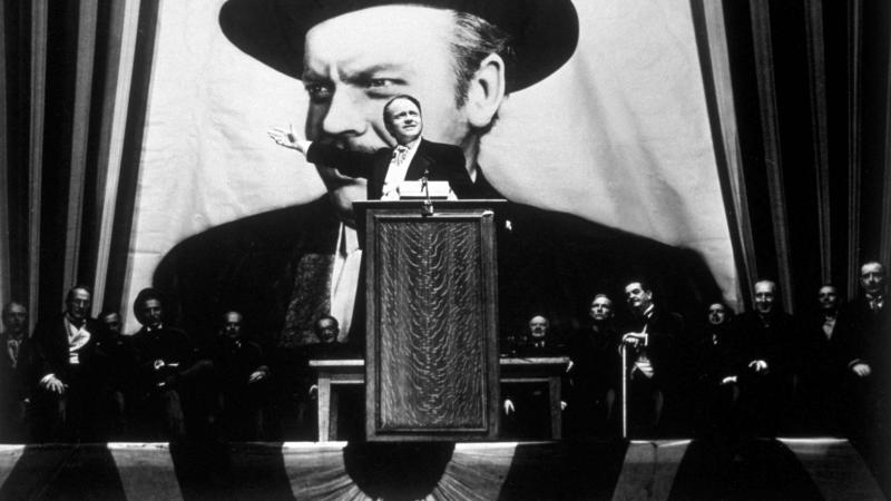 Orson Welles takes the lead role in his film Citizen Kane, the 1941 film that took clear aim at publishing mogul William Randolph Hearst. Hearst hated the movie and did everything he could to stop it from being released. Orson Welles takes the lead role in his film Citizen Kane, the 1941 film that took clear aim at publishing mogul William Randolph Hearst. Hearst hated the movie and did everything he could to stop it from being released.