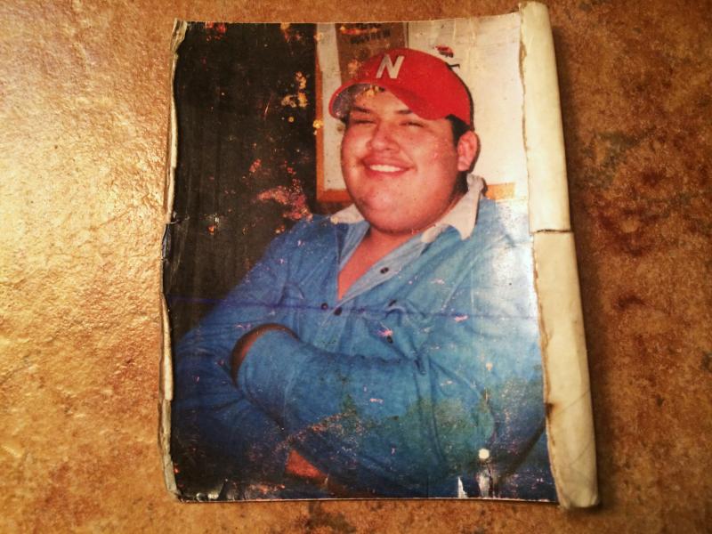Sabas Sanchez Jr. was better known among his neighbors in Madison, Neb., as "Gordo" — Spanish for chubby. He also had an oversized personality. His father keeps this tattered photo in his wallet. Sabas Sanchez Jr. was better known among his neighbors in Madison, Neb., as "Gordo" — Spanish for chubby. He also had an oversized personality. His father keeps this tattered photo in his wallet.