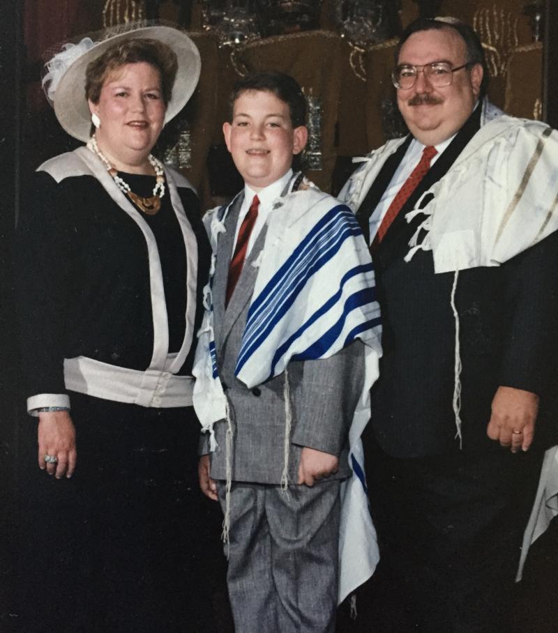 Charles Ornstein with his parents at his Bar Mitzvah. Through their voice messages, saved on his phone, Ornstein has a trove of verbal memories. Charles Ornstein with his parents at his Bar Mitzvah. Through their voice messages, saved on his phone, Ornstein has a trove of verbal memories.