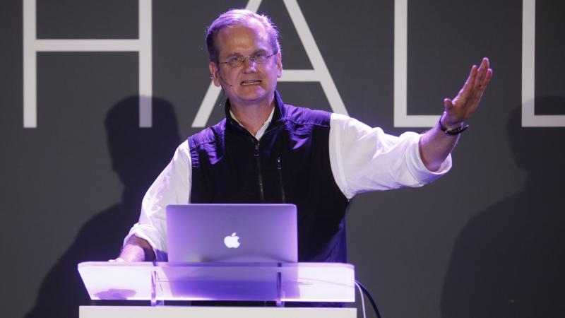 Lawrence Lessig, Harvard Law professor, speaks in New York City earlier this year. Lawrence Lessig, Harvard Law professor, speaks in New York City earlier this year.