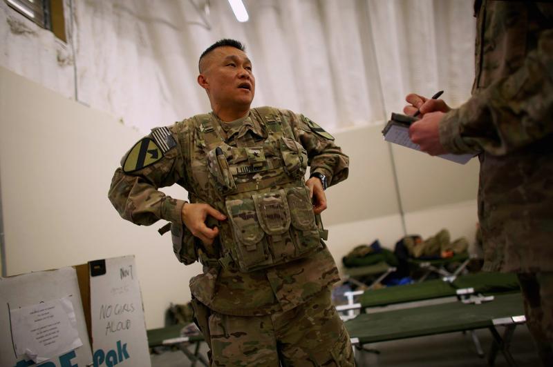Brig. Gen. Viet Luong of the 1st Cavalry Division came to the United States in the 1970s after his family fled Vietnam in the waning days of the war there. He's now leading the effort to train Afghan soldiers to fight the Taliban. Brig. Gen. Viet Luong of the 1st Cavalry Division came to the United States in the 1970s after his family fled Vietnam in the waning days of the war there. He's now leading the effort to train Afghan soldiers to fight the Taliban.