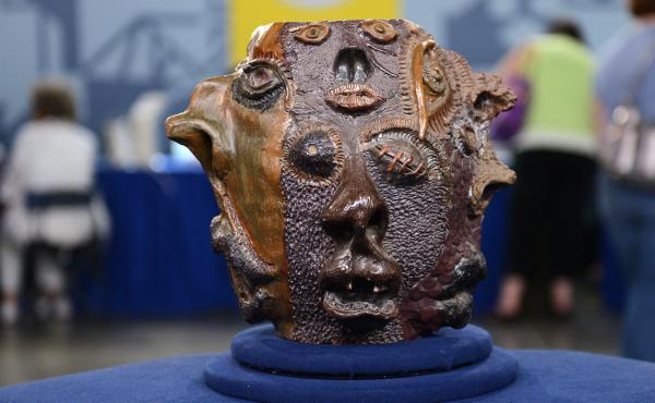 "The potter has used an impressive array of techniques to come up with this extraordinary texture," an Antiques Roadshow appraiser said of this piece — which turned out to be a high school art project. "The potter has used an impressive array of techniques to come up with this extraordinary texture," an Antiques Roadshow appraiser said of this piece — which turned out to be a high school art project.