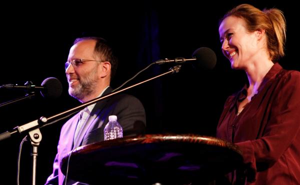 Ira Sachs and Jennifer Ehle on Ask Me Another. Ira Sachs and Jennifer Ehle on Ask Me Another.