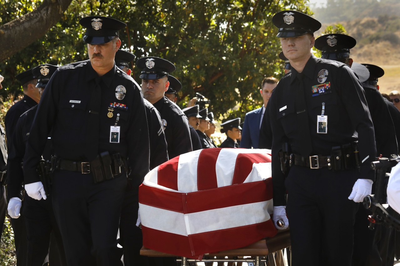 An LAPD officer who was killed in a training exercise was targeted, a