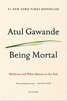Being Mortal by Atul Gawande book cover
