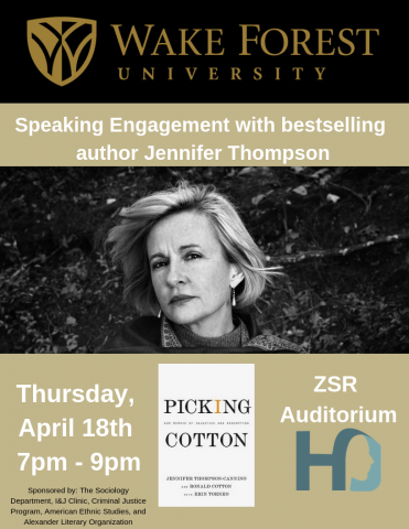 Jennifer Thompson Speaking Engagement