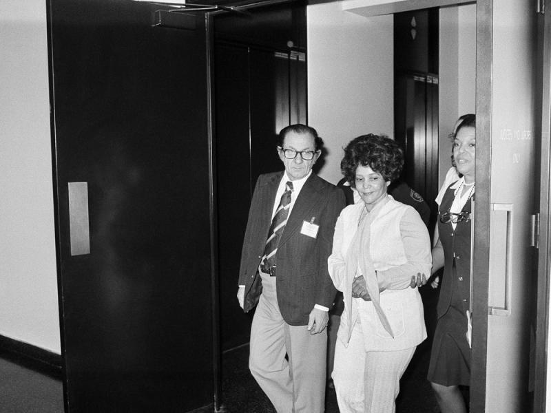 The Chicago press covered Linda Taylor's 1977 trial extensively, and she dressed to court the cameras. The Chicago press covered Linda Taylor's 1977 trial extensively, and she dressed to court the cameras.