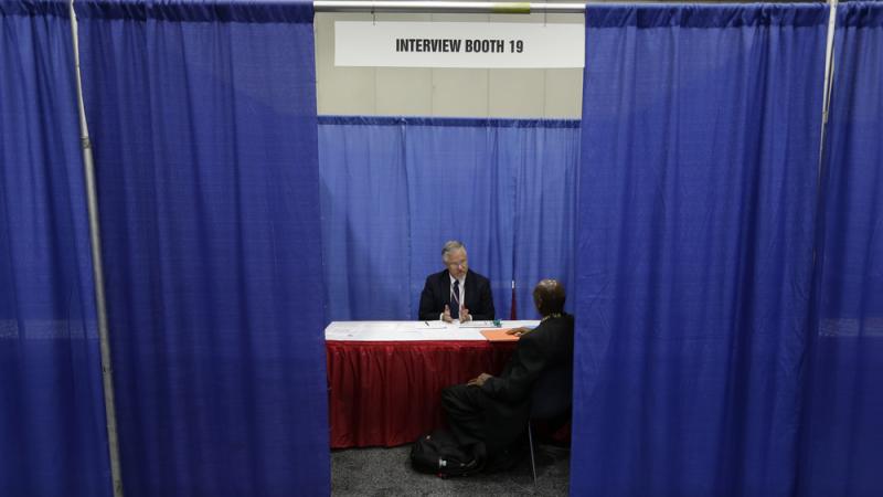 A man interviews for a job in Detroit. The unemployment rate for black Americans in Michigan was 18.7 percent in 2012, more that twice the rate for whites in the state. A man interviews for a job in Detroit. The unemployment rate for black Americans in Michigan was 18.7 percent in 2012, more that twice the rate for whites in the state.