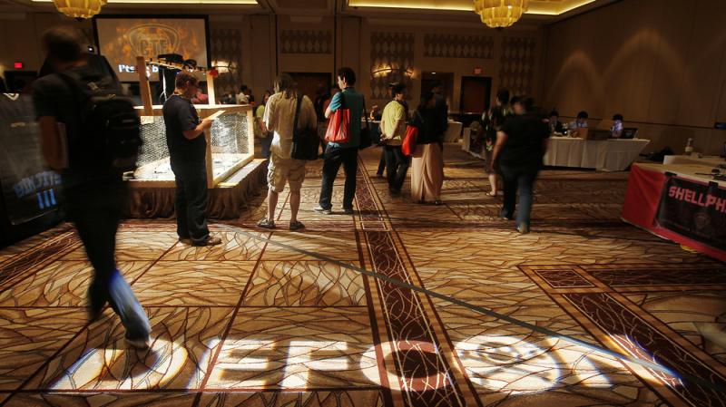 Hackers attend the 2011 Def Con conference in Las Vegas. The 2013 conference as well as the Black Hat hacker conference kicks off this week. Hackers attend the 2011 Def Con conference in Las Vegas. The 2013 conference as well as the Black Hat hacker conference kicks off this week.