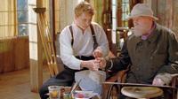 Jean (Vincent Rottiers) assists his ailing father, the artist Pierre-Auguste Renoir (Michel Bouquet), in his studio on the French Riviera. Jean (Vincent Rottiers) assists his ailing father, the artist Pierre-Auguste Renoir (Michel Bouquet), in his studio on the French Riviera.