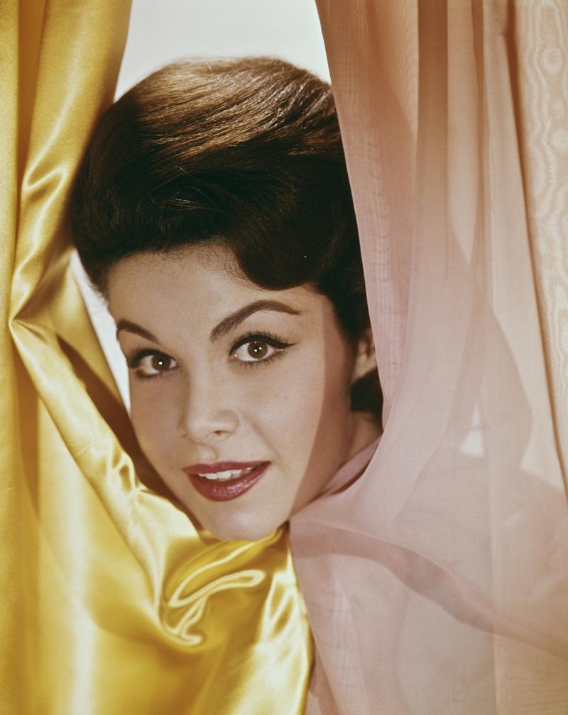 The American actress and singer Annette Funicello, photographed here circa 1960, died April 8, more than two decades after being diagnosed with multiple sclerosis. The American actress and singer Annette Funicello, photographed here circa 1960, died April 8, more than two decades after being diagnosed with multiple sclerosis.