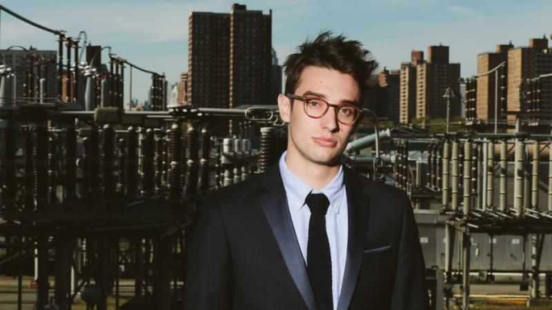 Composer Ellis Ludwig-Leone leads the chamber-pop ensemble San Fermin. Composer Ellis Ludwig-Leone leads the chamber-pop ensemble San Fermin.