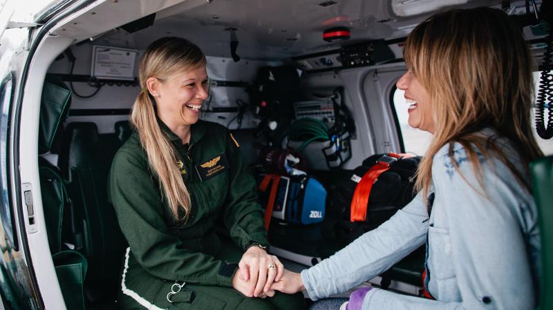 When Melissa McCann (left) suffered a stroke in 2007, her twin sister, Terry Blanchard, helped her make a full recovery. McCann is now back to work as a flight nurse with Life Flight at the Eastern Maine Medical Center in Bangor. When Melissa McCann (left) suffered a stroke in 2007, her twin sister, Terry Blanchard, helped her make a full recovery. McCann is now back to work as a flight nurse with Life Flight at the Eastern Maine Medical Center in Bangor.