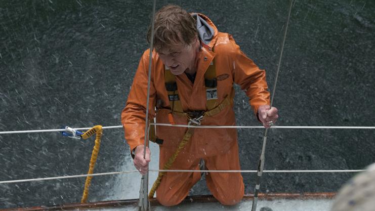 Robert Redford stars in All Is Lost as a solitary man struggling to make his yacht seaworthy again after it collides with a rogue shipping container adrift in the Indian Ocean. Robert Redford stars in All Is Lost as a solitary man struggling to make his yacht seaworthy again after it collides with a rogue shipping container adrift in the Indian Ocean.