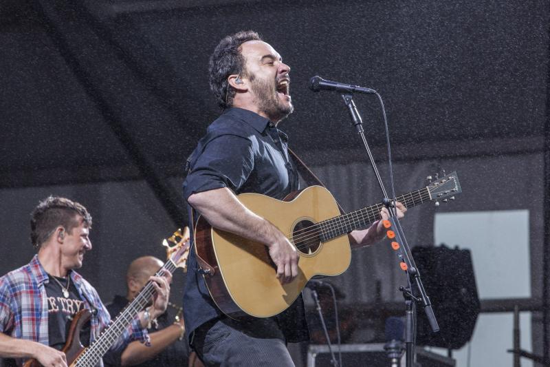 Dave Matthews' rain-soaked set at Jazz Fest 2013. Dave Matthews' rain-soaked set at Jazz Fest 2013.