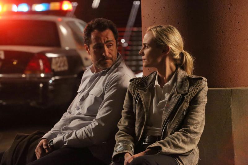 Mexican detective Marco Ruiz (Demian Bichir) teams up with his American counterpart, Sonya Cross (Diane Kruger), to solve a murder in FX's The Bridge. Mexican detective Marco Ruiz (Demian Bichir) teams up with his American counterpart, Sonya Cross (Diane Kruger), to solve a murder in FX's The Bridge.