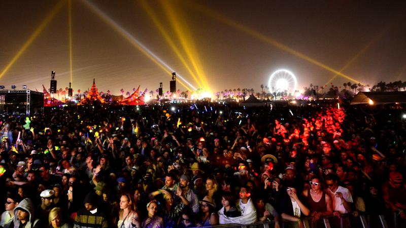 The crowd at Coachella on Sunday. The crowd at Coachella on Sunday.
