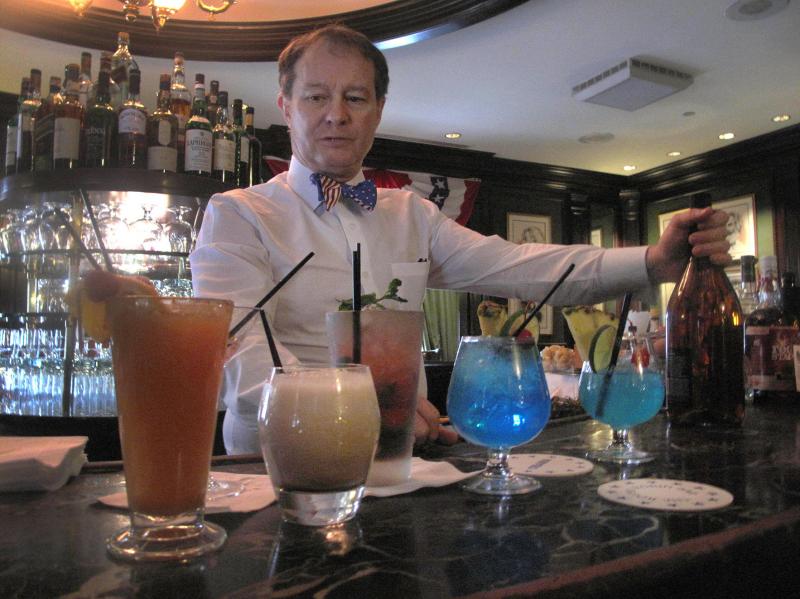 Washington, D.C., bartender Jim Hewes distills presidential history into cocktails. Washington, D.C., bartender Jim Hewes distills presidential history into cocktails.