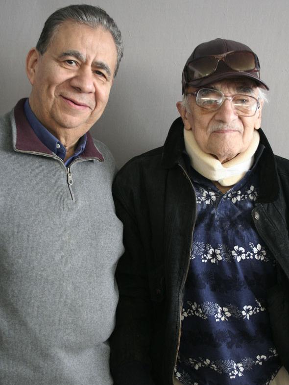 Ruben Aguilar (right), 85, spoke with his friend Bill Luna, 77, about being deported to Mexico at age 6: "I grew up when that happened. From 6 years old, all of a sudden I felt like I was 15." Ruben Aguilar (right), 85, spoke with his friend Bill Luna, 77, about being deported to Mexico at age 6: "I grew up when that happened. From 6 years old, all of a sudden I felt like I was 15."