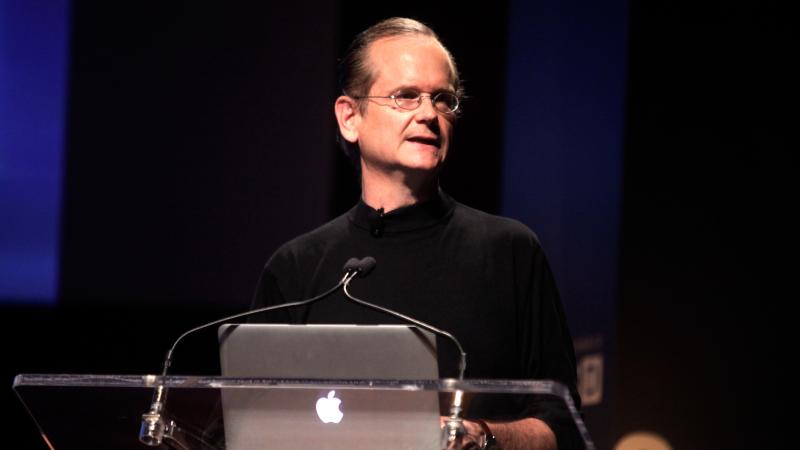 Democratic presidential candidate Lawrence Lessig speaks at WIRED BizCon in New York City in 2014. Democratic presidential candidate Lawrence Lessig speaks at WIRED BizCon in New York City in 2014.