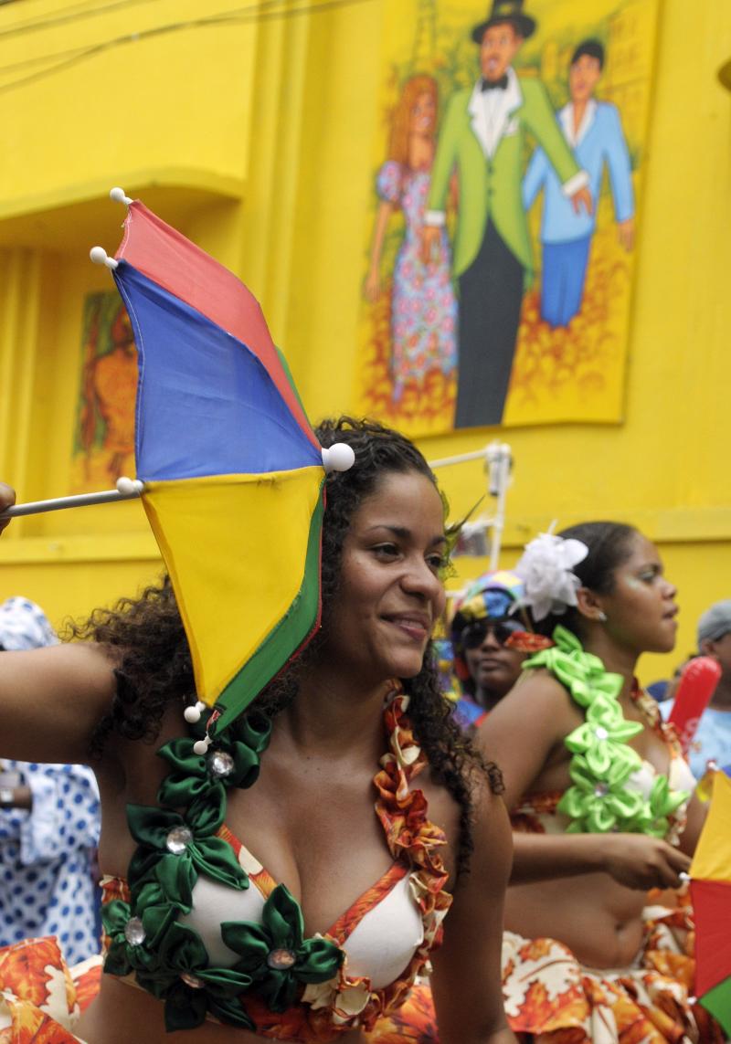Colorful umbrellas long ago replaced concealed knives during frevo parades. Colorful umbrellas long ago replaced concealed knives during frevo parades.