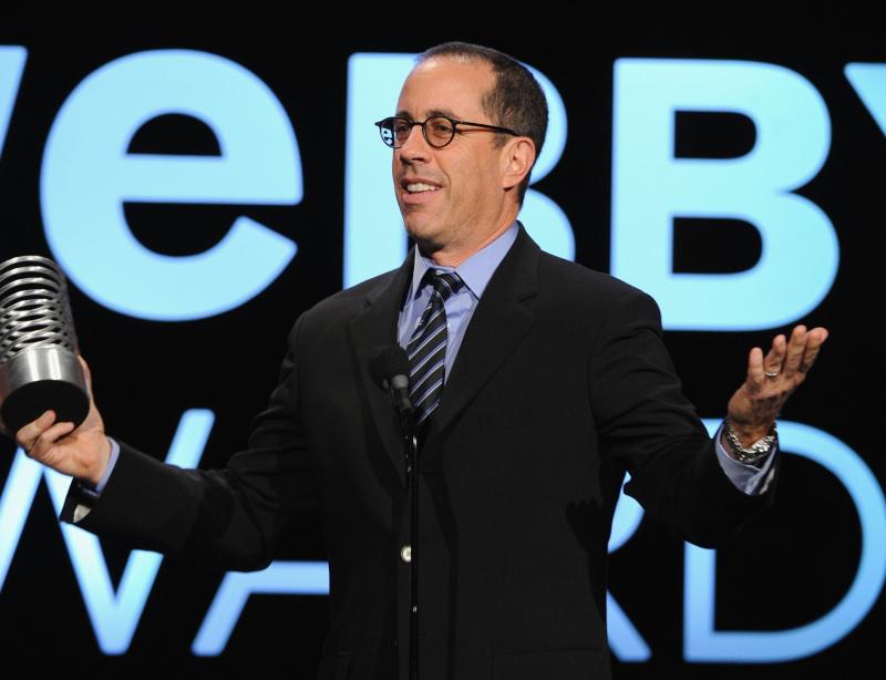 Jerry Seinfeld won a 2013 Webby Award for Comedians in Cars Getting Coffee. Jerry Seinfeld won a 2013 Webby Award for Comedians in Cars Getting Coffee.