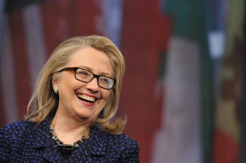 Secretary of State Hillary Clinton at a town hall meeting on Tuesday in Washington, D.C. She officially leaves her post on Friday. Secretary of State Hillary Clinton at a town hall meeting on Tuesday in Washington, D.C. She officially leaves her post on Friday.