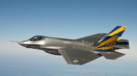 The U.S. Navy version of the F-35 Joint Strike Fighter conducts a test flight on Feb. 11, 2011, over the Chesapeake Bay in Maryland. The F-35 is the fighter jet of the future for the U.S. military, but its high cost and many delays have raised questions. The U.S. Navy version of the F-35 Joint Strike Fighter conducts a test flight on Feb. 11, 2011, over the Chesapeake Bay in Maryland. The F-35 is the fighter jet of the future for the U.S. military, but its high cost and many delays have raised questions.