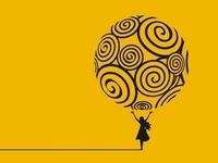 A woman holds the world globe in her hands. A woman holds the world globe in her hands.