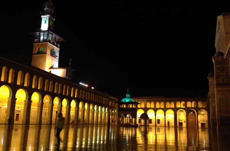 The Ummayyid Mosque in Damascus has been a mosque for around 1,400 years. It sits in the center of a city where many people are struggling to live normal lives amid war. The Ummayyid Mosque in Damascus has been a mosque for around 1,400 years. It sits in the center of a city where many people are struggling to live normal lives amid war.