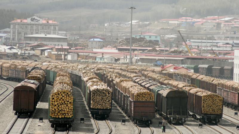 The Chinese border town of Suifenhe is a port of entry for almost all of the hardwood coming from the Russian Far East. Russia is the world's largest exporter of timber, but illegal logging is a growing problem. The Chinese border town of Suifenhe is a port of entry for almost all of the hardwood coming from the Russian Far East. Russia is the world's largest exporter of timber, but illegal logging is a growing problem.