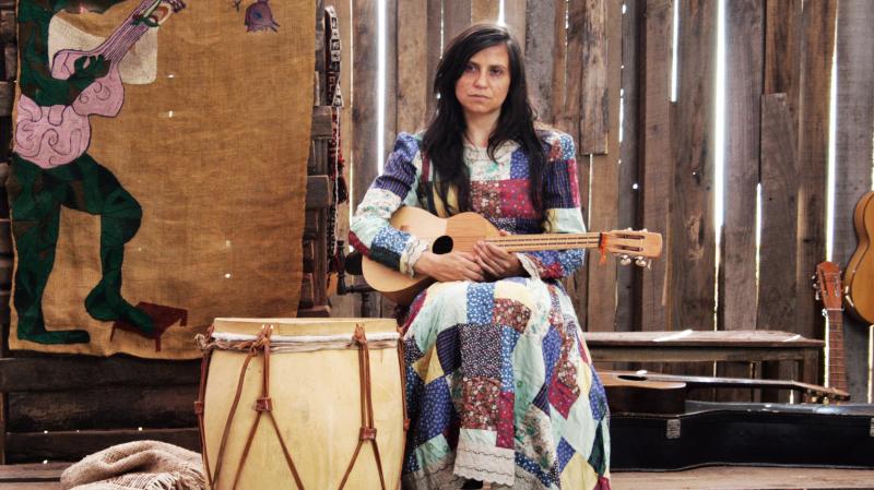 Francisca Gavilán plays the Chilean musician and visual artist Violeta Parra in the film Violeta Went to Heaven. Francisca Gavilán plays the Chilean musician and visual artist Violeta Parra in the film Violeta Went to Heaven.