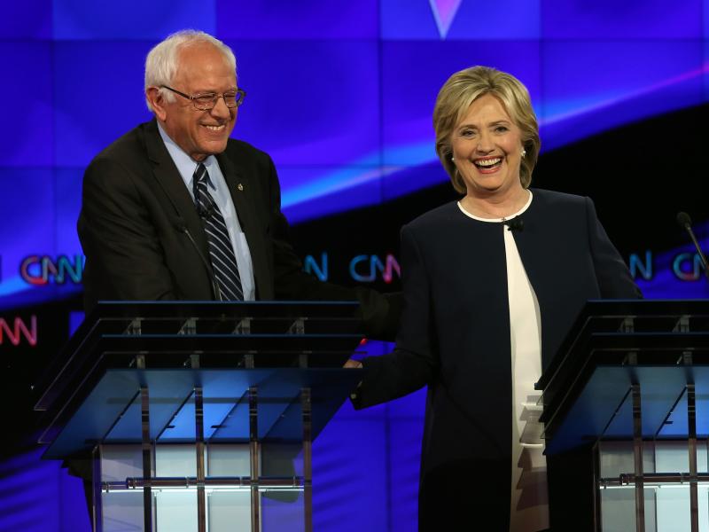 Bernie Sanders' and Hillary Clinton's fundraising numbers got a lot closer last quarter, thanks in part to Sanders' huge small-donor base. Bernie Sanders' and Hillary Clinton's fundraising numbers got a lot closer last quarter, thanks in part to Sanders' huge small-donor base.