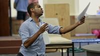 Daniel Breaker, a Juilliard-trained actor who's earned praise for roles as varied as Donkey in Shrek the Musical and the protagonist Youth in Passing Strange, gets to play a king in a new musical adaptation of Shakespeare's Love's Labour's Lost. Daniel Breaker, a Juilliard-trained actor who's earned praise for roles as varied as Donkey in Shrek the Musical and the protagonist Youth in Passing Strange, gets to play a king in a new musical adaptation of Shakespeare's Love's Labour's Lost.