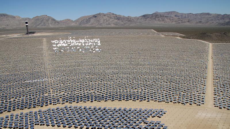 The Ivanpah solar project in California's Mojave Desert will be the largest solar power plant of its kind in the world. The Ivanpah solar project in California's Mojave Desert will be the largest solar power plant of its kind in the world.