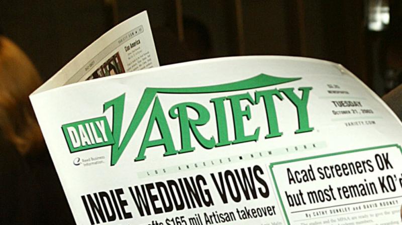 Print versions of Daily Variety, like this one from 2003, will no longer be available on L.A. newsstands. Variety will continue online and in a print weekly, but the daily print edition is being dropped. Print versions of Daily Variety, like this one from 2003, will no longer be available on L.A. newsstands. Variety will continue online and in a print weekly, but the daily print edition is being dropped.