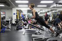 Janet Wertheimer does a back hyperextension exercise at Boston Sports Club in Wellesley, Mass. Regular exercise has helped control her chronic back pain. Janet Wertheimer does a back hyperextension exercise at Boston Sports Club in Wellesley, Mass. Regular exercise has helped control her chronic back pain.